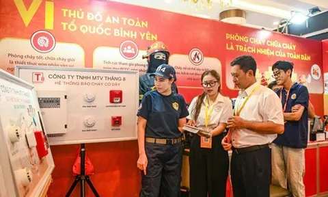 Nhiều công nghệ, thiết bị mới tại triển lãm phòng cháy chữa cháy quốc tế