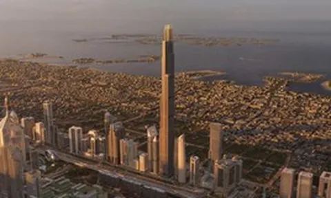 Tòa tháp cao gấp 1,5 lần Landmark 81 đang được xây dựng: Cao 725 m, riêng hợp đồng thép trị giá 7.700 tỷ đồng, dự kiến năm 2030 hoàn thành