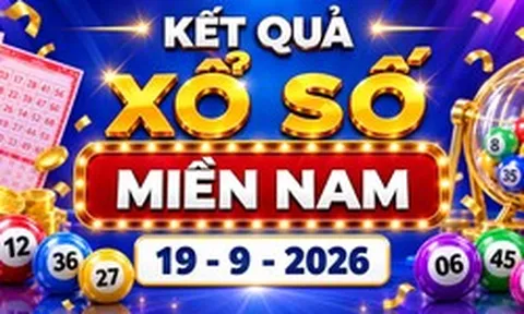 XSMN 19/9 - Kết quả xổ số miền Nam hôm nay 19/9/2026 - XSMN ngày 19 tháng 9