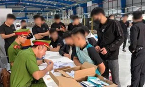Công an bất ngờ kiểm tra hàng trăm người thuộc 3 công ty