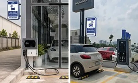 Thần tốc phủ sóng ở miền Nam trong 3 tháng, công ty bán xe điện Trung Quốc rầm rộ ra Bắc: Tiến sát mục tiêu 2.100 trạm sạc trong năm nay