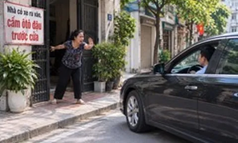 Chủ nhà mặt đường lấy quyền gì mà xua đuổi ô tô đỗ trước cửa?