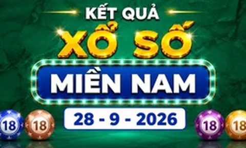 XSMN 28/9 - Kết quả XSMN ngày 28/9/2026 - Xổ số miền Nam ngày 28 tháng 9