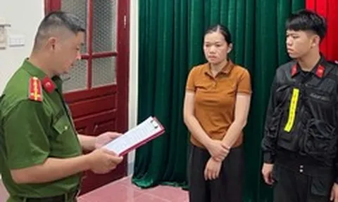 Thi hành lệnh khám xét, khởi tố Phó Trưởng phòng Kỹ thuật môi trường Hứa Thị Ngân SN 1987
