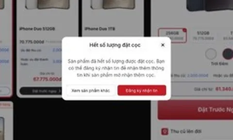 Cọc 30 triệu đồng, canh đúng 19h để bấm đặt, nhiều người Việt vẫn lỡ "chuyến" iPhone Duo đầu tiên: Đặt bây giờ thì phải đến Tết năm sau mới cầm được máy