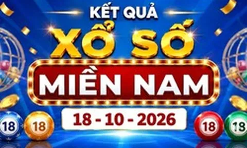 XSMN 18/10 - Kết quả xổ số miền Nam ngày 18 tháng 10