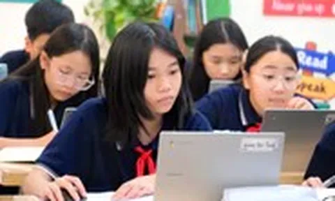 Học sinh từ lớp 6 đến lớp 12 có thể kiểm tra định kỳ trên máy tính, dùng học bạ số