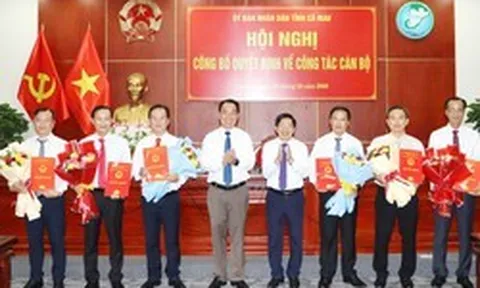 Cà Mau luân chuyển, bổ nhiệm nhiều lãnh đạo sở