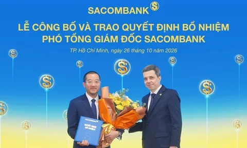 Ông Nguyễn Xuân Ái Quốc làm Phó Tổng Giám đốc Sacombank