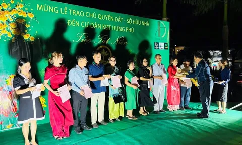 Khu đô thị Hưng Phú: "Sổ hồng trao tay", khẳng định uy tín của Công ty Thiên Đức
