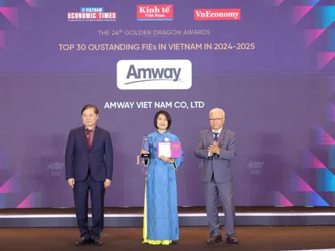 Amway Việt Nam vinh dự là doanh nghiệp FDI xuất sắc về dinh dưỡng và chăm sóc sức khỏe chủ động