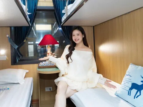 Soi đoàn tàu Sông Lam 5 sao vừa trình làng: Khoang VIP 4 giường, nội thấp ốp gỗ, giá vé rẻ bất ngờ