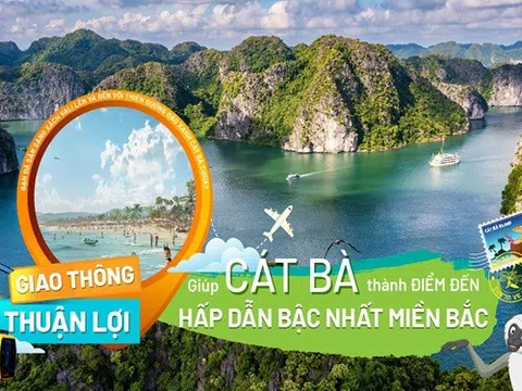 Giao thông thuận lợi giúp Cát Bà thành điểm đến hấp dẫn bậc nhất miền Bắc