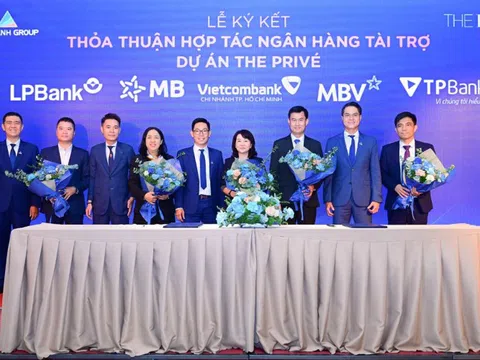 Loạt các ngân hàng sẵn sàng phục vụ khách hàng The Privé