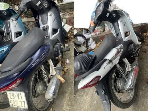 Ai là chủ 2 chiếc xe máy bị mất, liên hệ ngay Công an Hà Nội