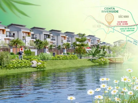 Biệt thự Centa Riverside - Cơ hội đón sóng hạ tầng Đông Bắc Hà Nội