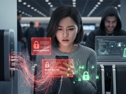 Sạc điện thoại nơi công cộng, coi chừng mất dữ liệu trong nháy mắt