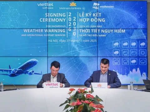 Viettel phát triển phần mềm cảnh báo thời tiết nguy hiểm cho hàng không
