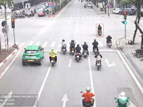 Dự kiến hơn 1.800 camera AI ở Hà Nội bắt lỗi vi phạm giao thông từ 10/12