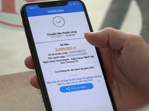 Chính thức các khoản tiền chuyển vào tài khoản cá nhân phải chịu thuế