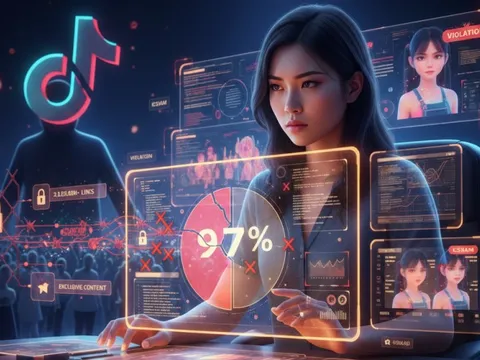 TikTok nói gỡ 97% nội dung độc hại, nhưng video AI khiêu dâm trẻ em vẫn hút triệu lượt thích