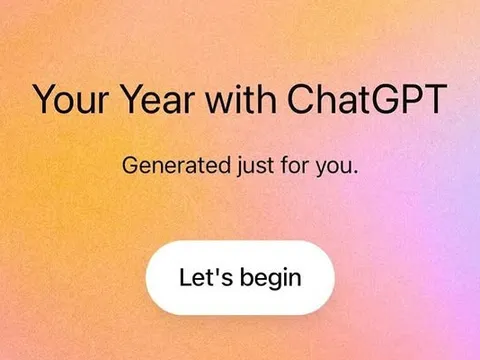 ChatGPT cũng 'khoe' Wrapped, nhìn lại một năm bạn dùng AI