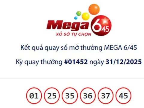 Ngày cuối của năm 2025, một người chơi vé số Vietlott trúng thưởng hơn 17 tỉ đồng