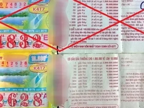 Cảnh báo về thủ đoạn lừa đổi vé số trúng thưởng giả ở Cà Mau