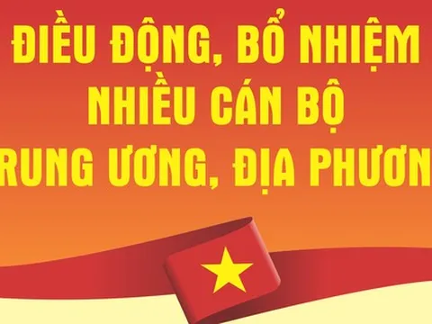 Nhân sự trong tuần: Điều động, bổ nhiệm nhiều cán bộ Trung ương, địa phương