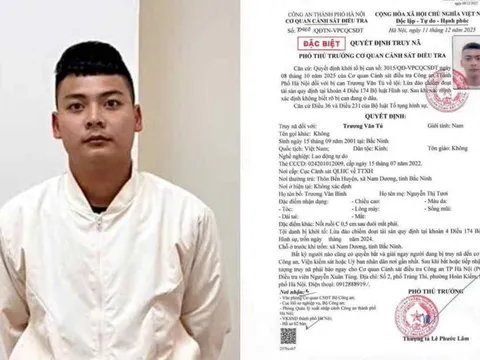 Trương Văn Tú sinh năm 2001 ra đầu thú