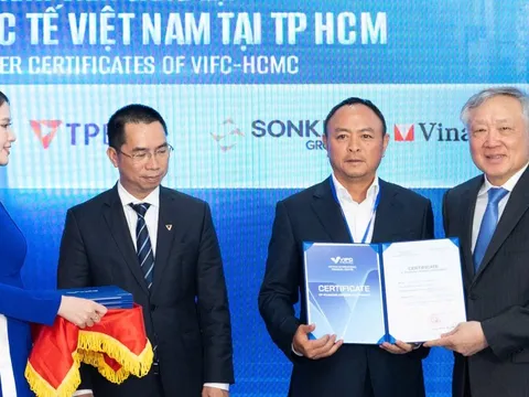 SonKim Group là thành viên sáng lập trung tâm tài chính quốc tế Việt Nam