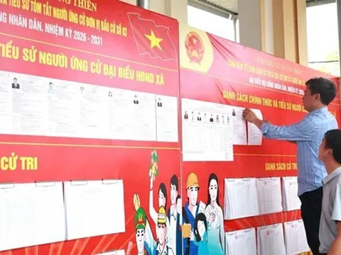 Điều kiện về tuổi để đi bầu cử vào ngày 15/3/2026