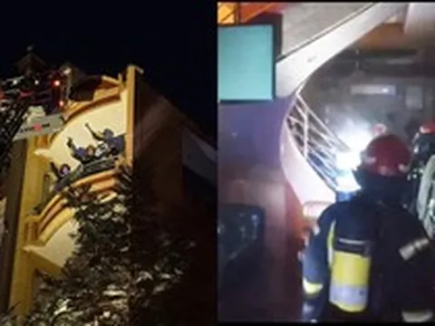 Hiện trường đám cháy khiến 2 vợ chồng cùng 3 con nhỏ mắc kẹt bên trong lúc nửa đêm