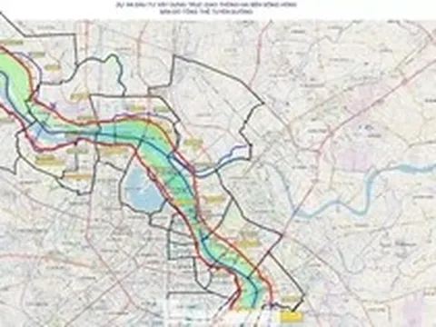 Dự án Trục Đại lộ cảnh quan sông Hồng có nhiều điểm đi qua đường đê cũ