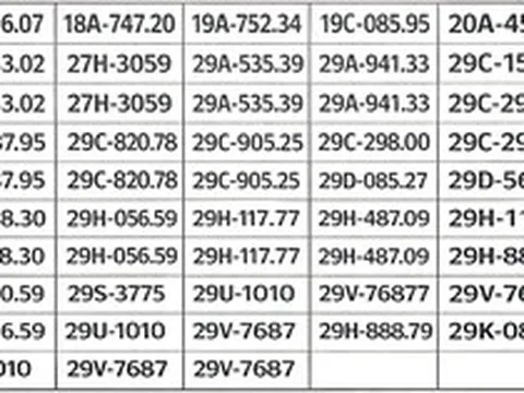 239 chủ xe có biển số sau nhanh chóng nộp phạt nguội theo Nghị định 168
