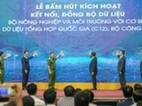 Đồng bộ 12 cơ sở dữ liệu ngành Nông nghiệp và Môi trường với Trung tâm dữ liệu quốc gia