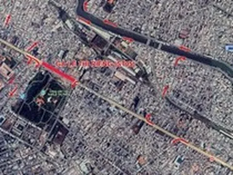 Infographic: Lộ trình di chuyển thay thế trên đường Cách Mạng Tháng Tám