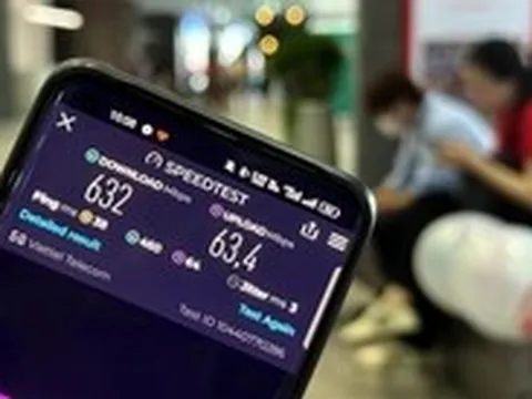 Tốc độ Internet di động Việt Nam vượt Singapore, gần gấp 2 trung bình thế giới