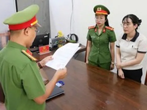 Thi hành lệnh bắt tạm giam Võ Thị Ngọc Lan 41 tuổi