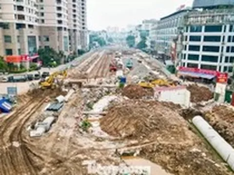 Vành đai 2,5 đoạn Cầu Giấy thi công theo lệnh khẩn cấp hiện ra sao?