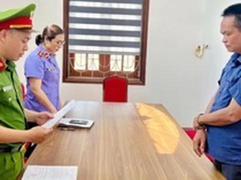 Thi hành lệnh bắt tạm giam cựu cán bộ địa chính Vũ Bá Đoạt SN 1983