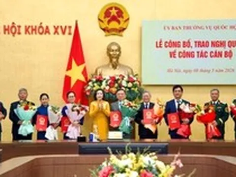 9 Phó Chủ nhiệm Ủy ban của Quốc hội nghỉ hưu