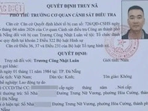 Truy nã đặc biệt “ông trùm” Trương Công Nhật Luân, truy vết dòng tiền hơn 350 tỷ đồng