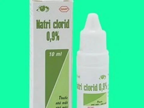 Thu hồi toàn quốc lô thuốc nhỏ mắt Natri clorid 0,9% của công ty Pharmedic