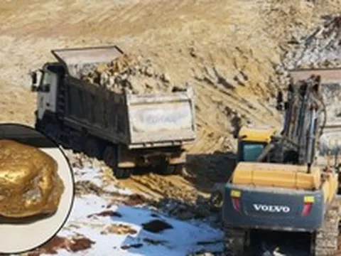 Khoan xuống bãi đất gần suối, phát hiện mỏ vàng 104 tấn cùng 24 tấn bạc, lập kỷ lục cả nước