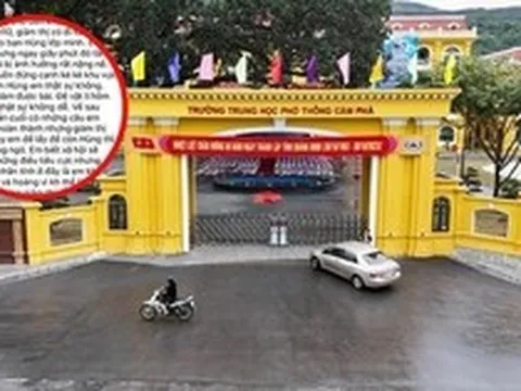 Vụ giám thị gợi ý thí sinh cho bạn xem bài thi tốt nghiệp ở Quảng Ninh: Kỷ luật 3 giáo viên