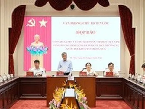 Công bố Lệnh của Chủ tịch nước về 2 Pháp lệnh