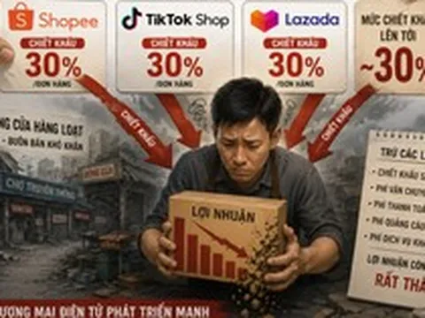 Rời mặt bằng 70 triệu/tháng để lên sàn TMĐT, chủ shop cay đắng: Bán càng nhiều càng lỗ, có người phải 'nộp tô' 400 triệu đồng/mùa Tết