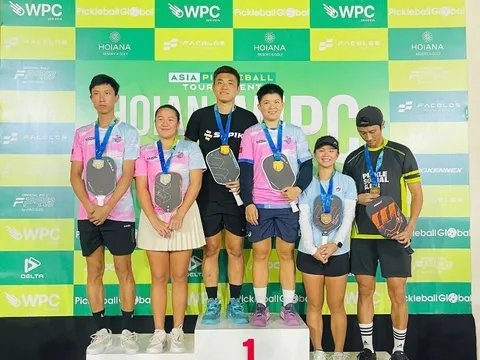 CLB Pickleball D-Joy lập thành tích cao tại giải đấu Hoiana WPC Finals