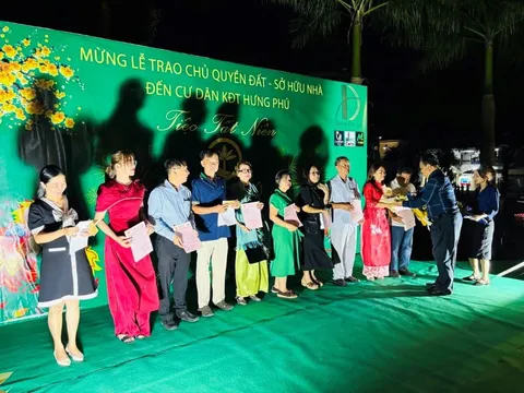 Khu đô thị Hưng Phú: "Sổ hồng trao tay", khẳng định uy tín của Công ty Thiên Đức